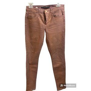 Never worn Joe's Jeans Skinny Size 27 Brown with metallic wash/ sheen